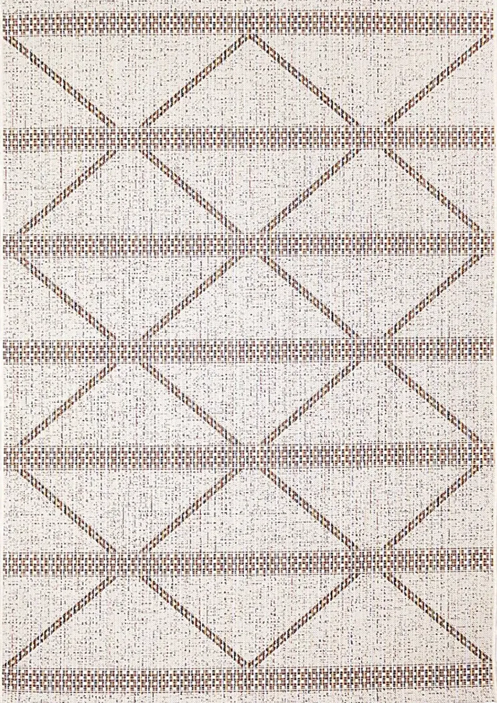 Kamryn Natural 6'6 x 9'4 Indoor/Outdoor Rug