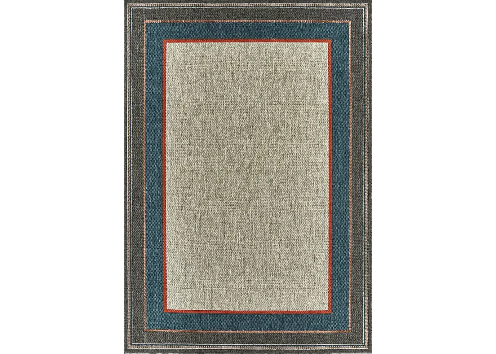 Luka Cobblestone 6'7 x 9'2 Indoor/Outdoor Rug