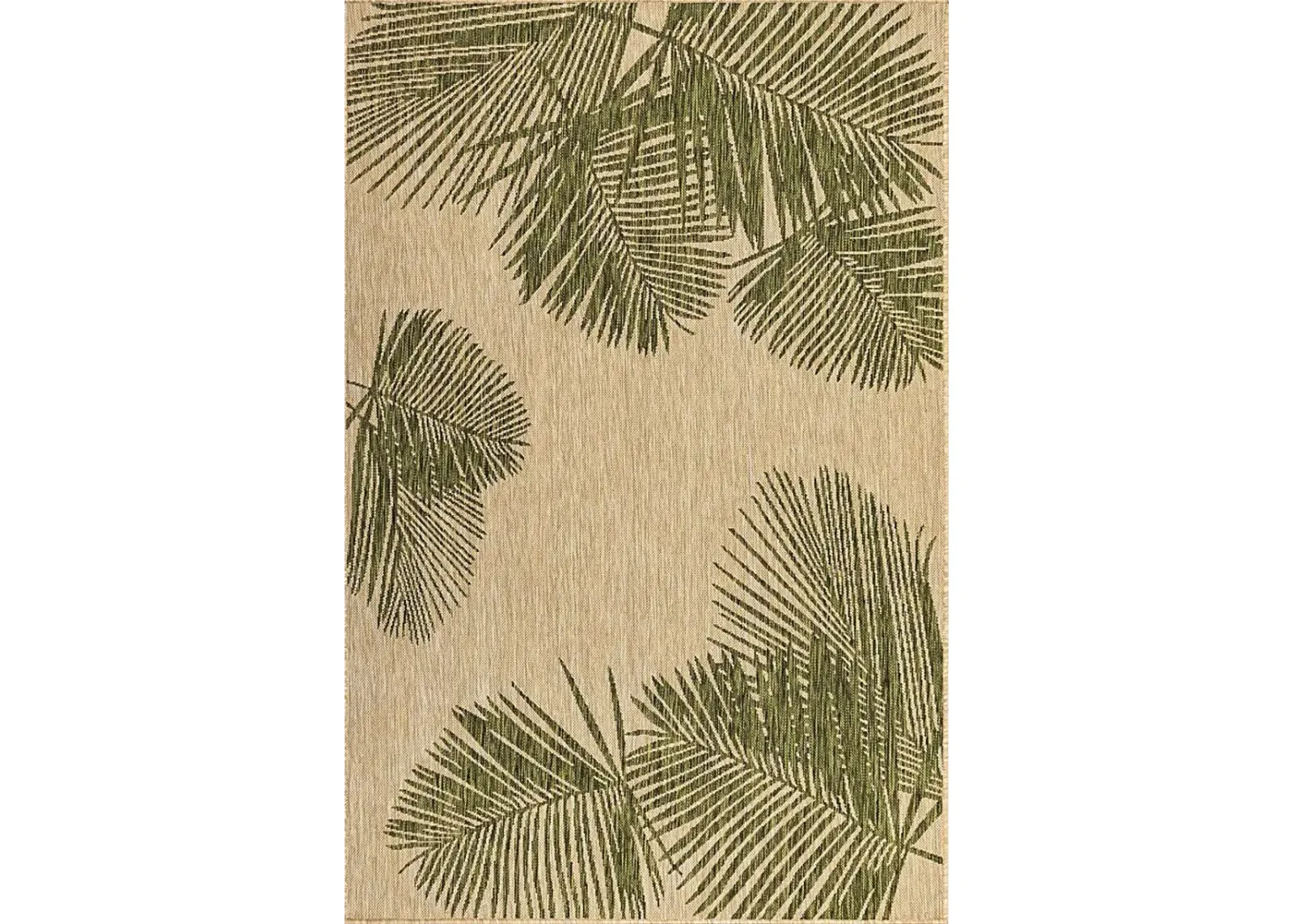 Palms Breeze Green 6'6 x 9'4 Indoor/Outdoor Rug