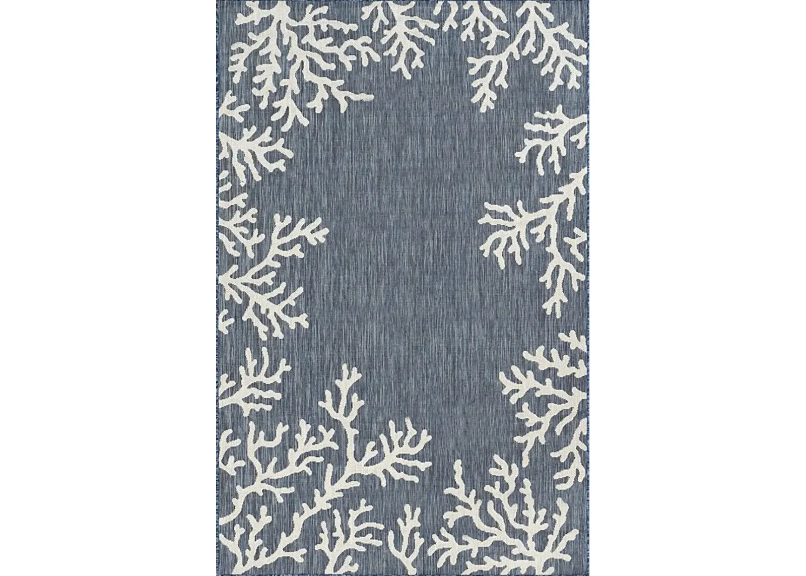 Placida Navy 6'6 x 9'4 Indoor/Outdoor Rug