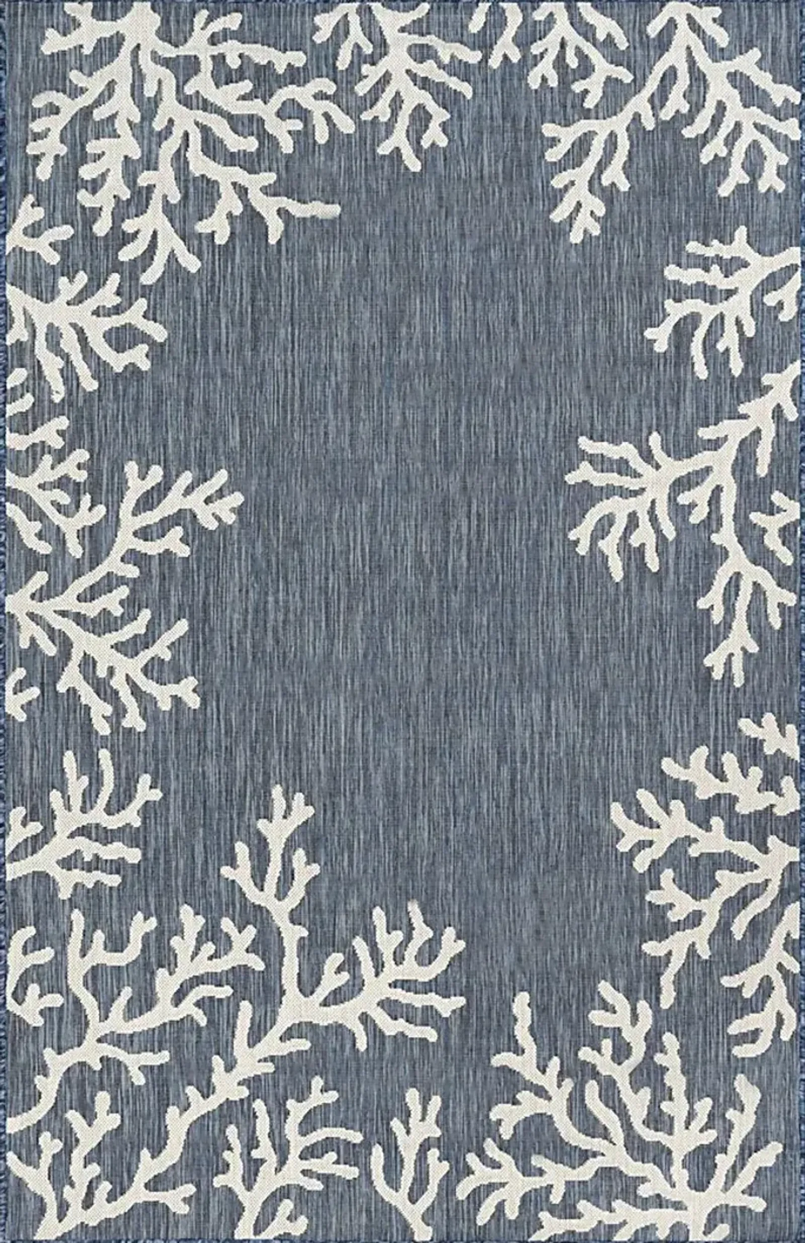 Placida Navy 6'6 x 9'4 Indoor/Outdoor Rug