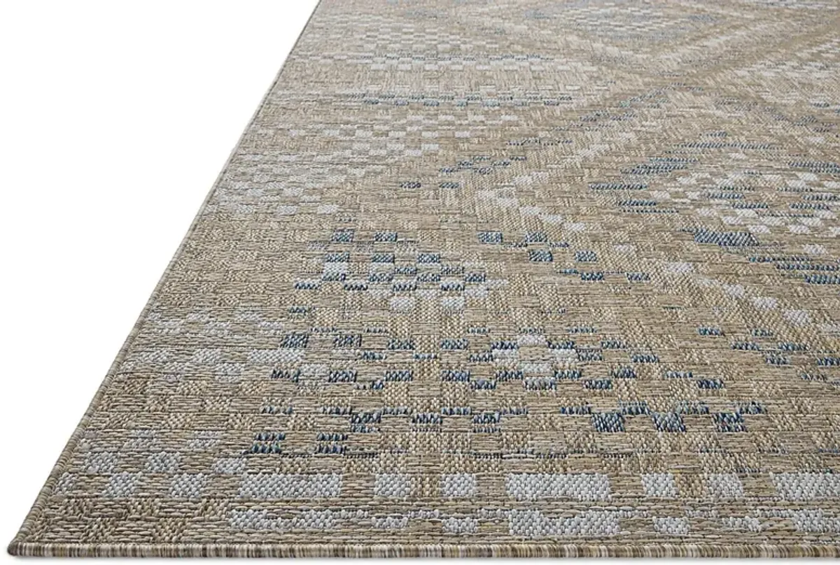 Bell Canyon Natural 6'7 x 9'4 Indoor/Outdoor Rug
