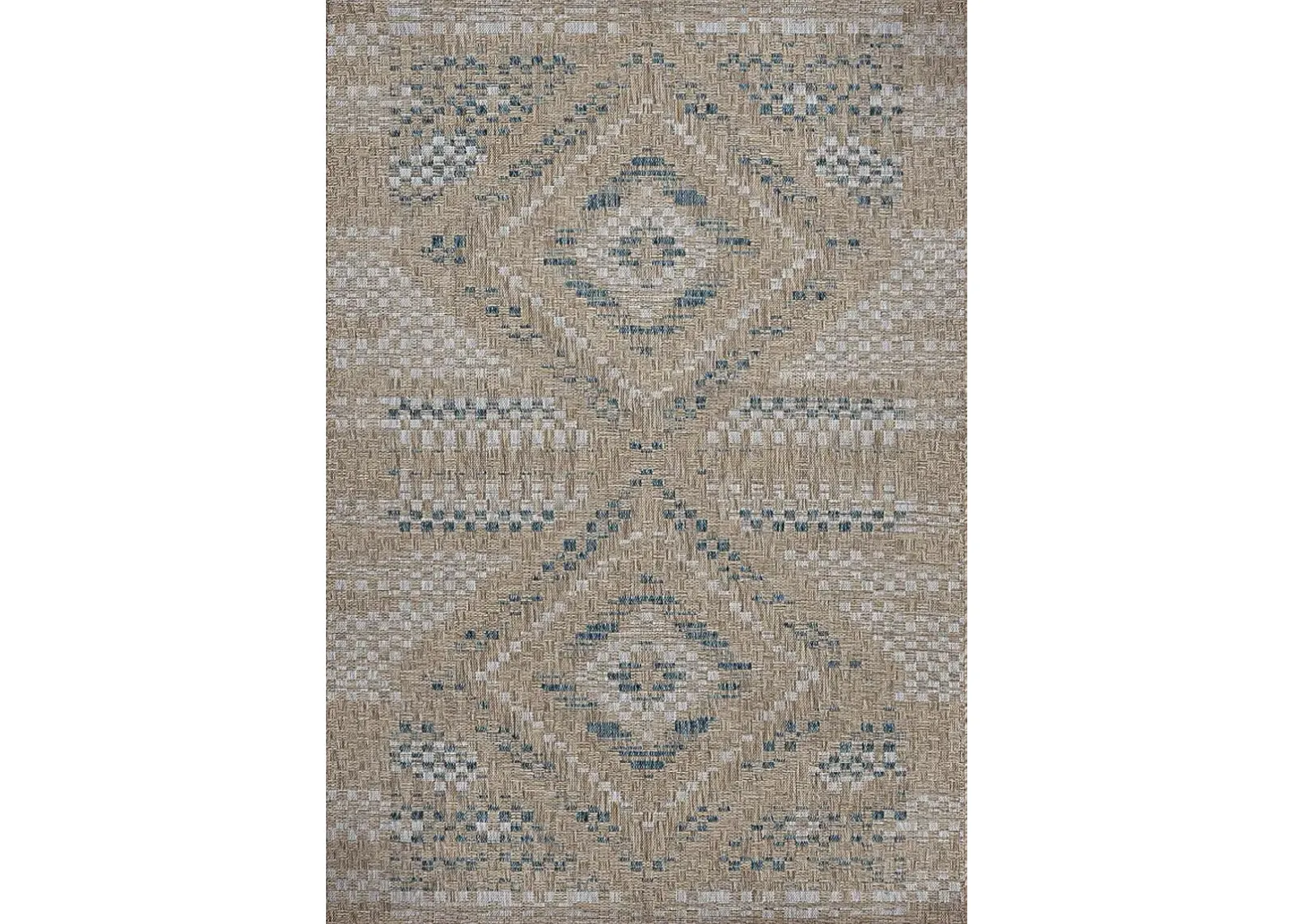 Bell Canyon Natural 6'7 x 9'4 Indoor/Outdoor Rug