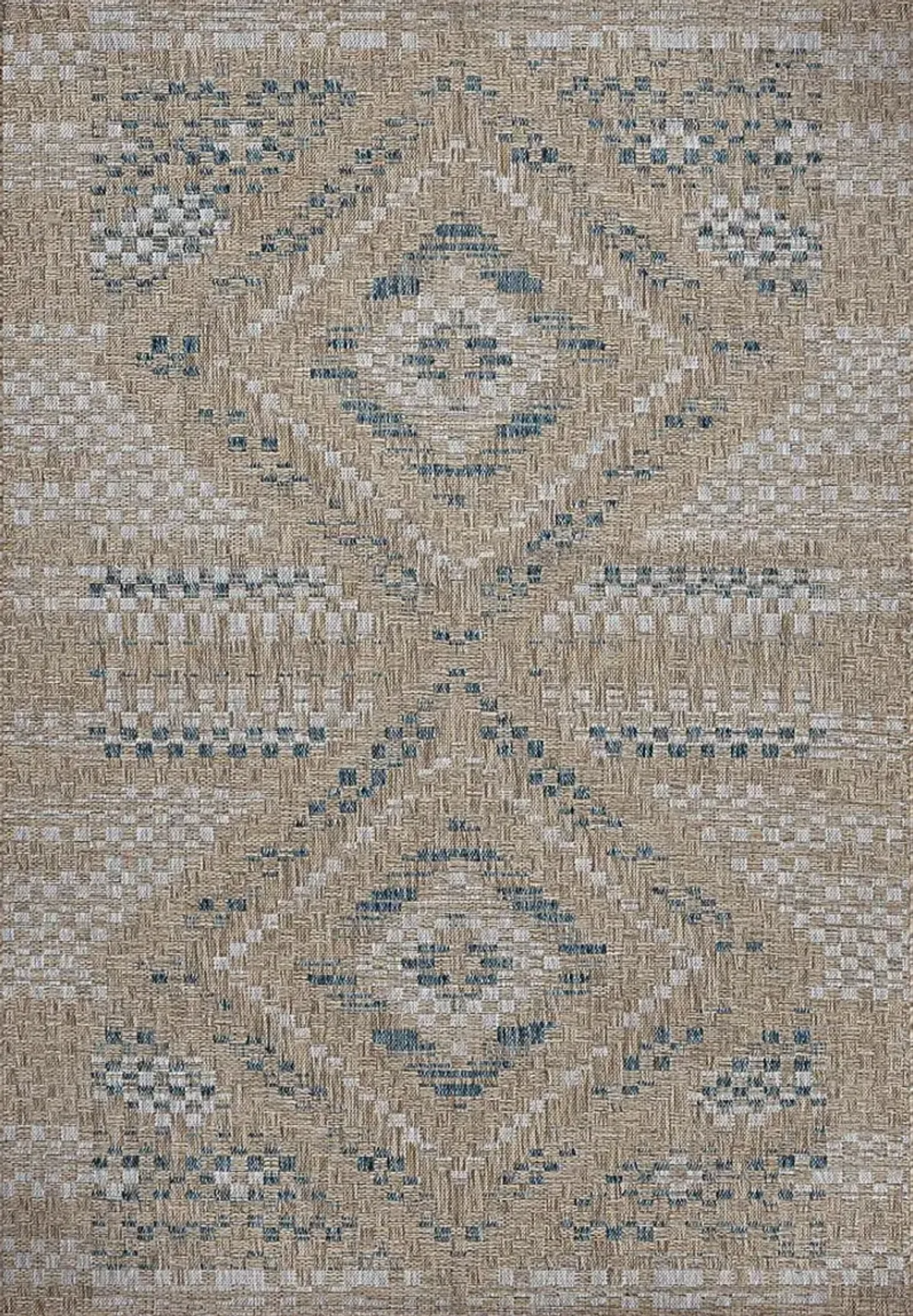 Bell Canyon Natural 6'7 x 9'4 Indoor/Outdoor Rug