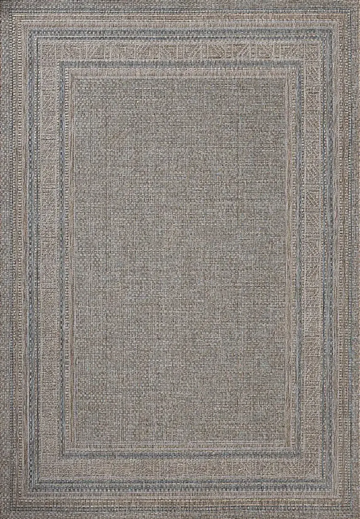 Agoura Taupe 6'7 x 9'4 Indoor/Outdoor Rug