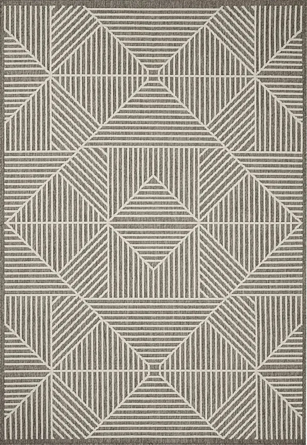 Norwalk Taupe 7'10 x 10'10 Indoor/Outdoor Rug