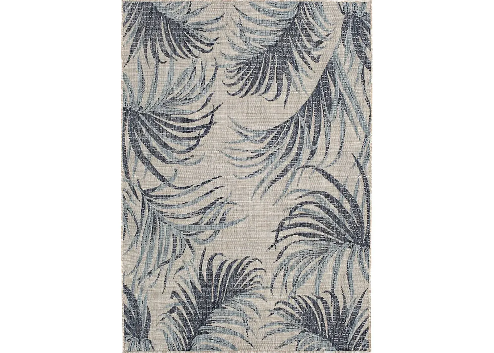 Bethune Shores Dark Blue 7'10 x 9'10 Indoor/Outdoor Rug