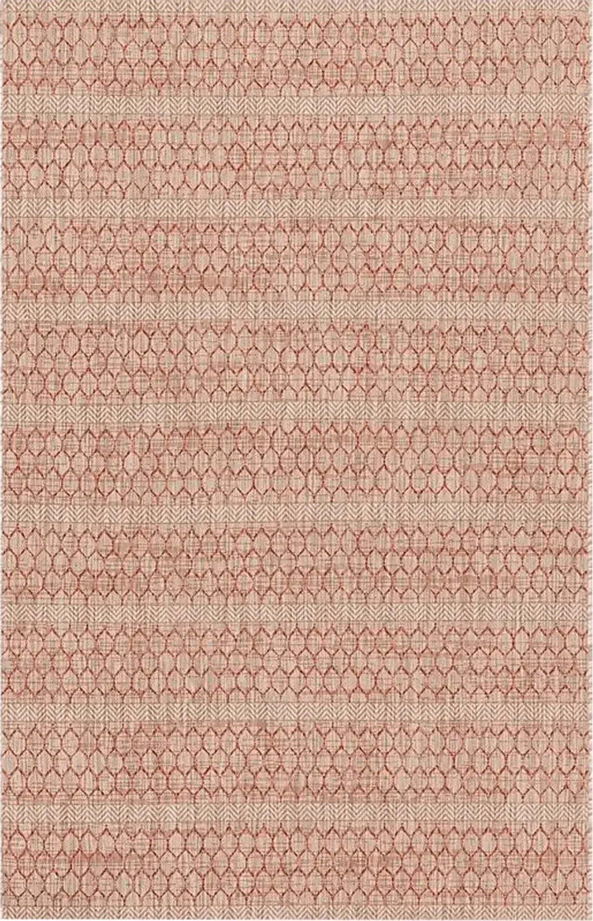 Grand Isle Red 8' x 10' Indoor/Outdoor Rug