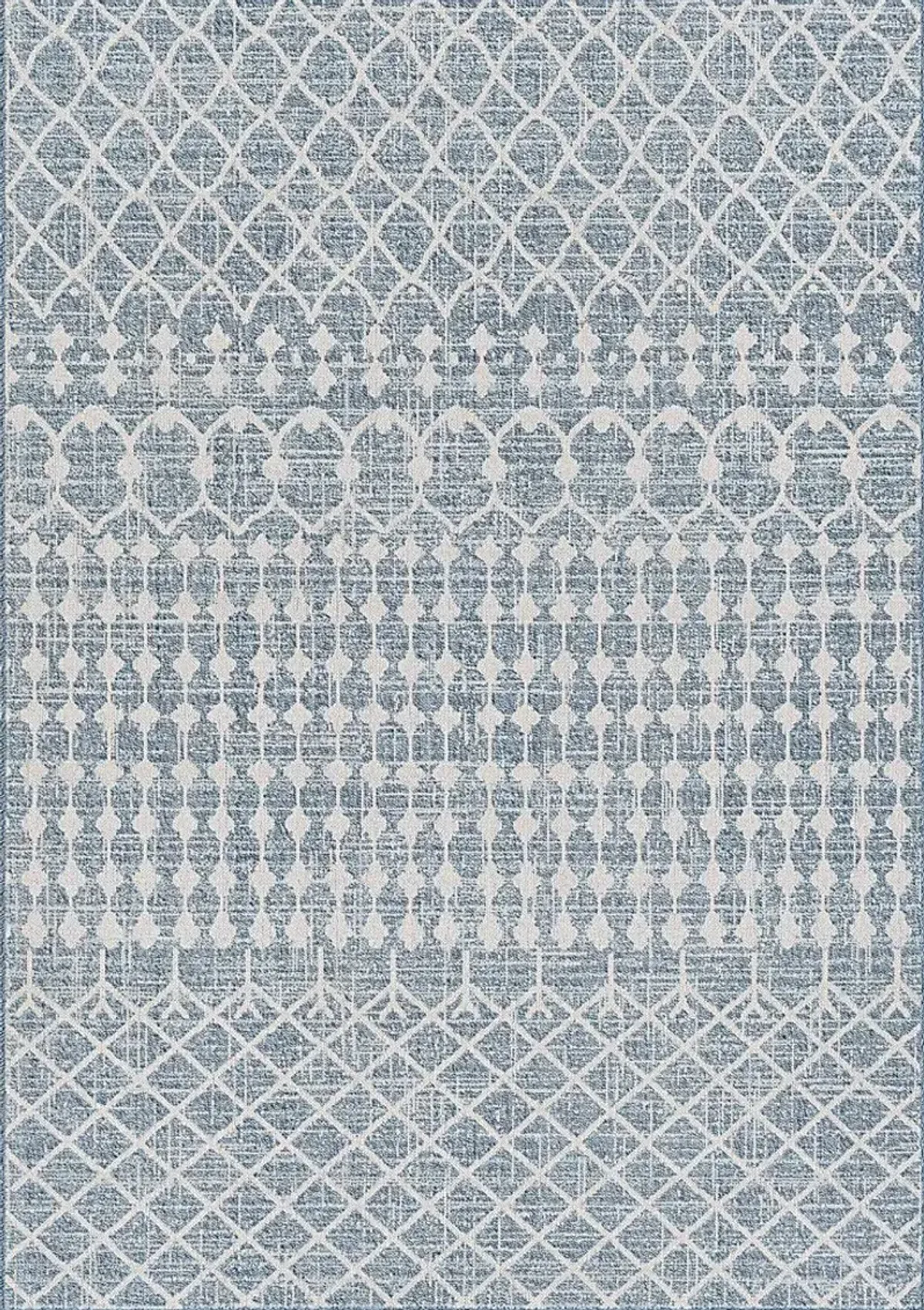 Oistins Bay Dark Blue 7'10 x 10'2 Indoor/Outdoor Rug