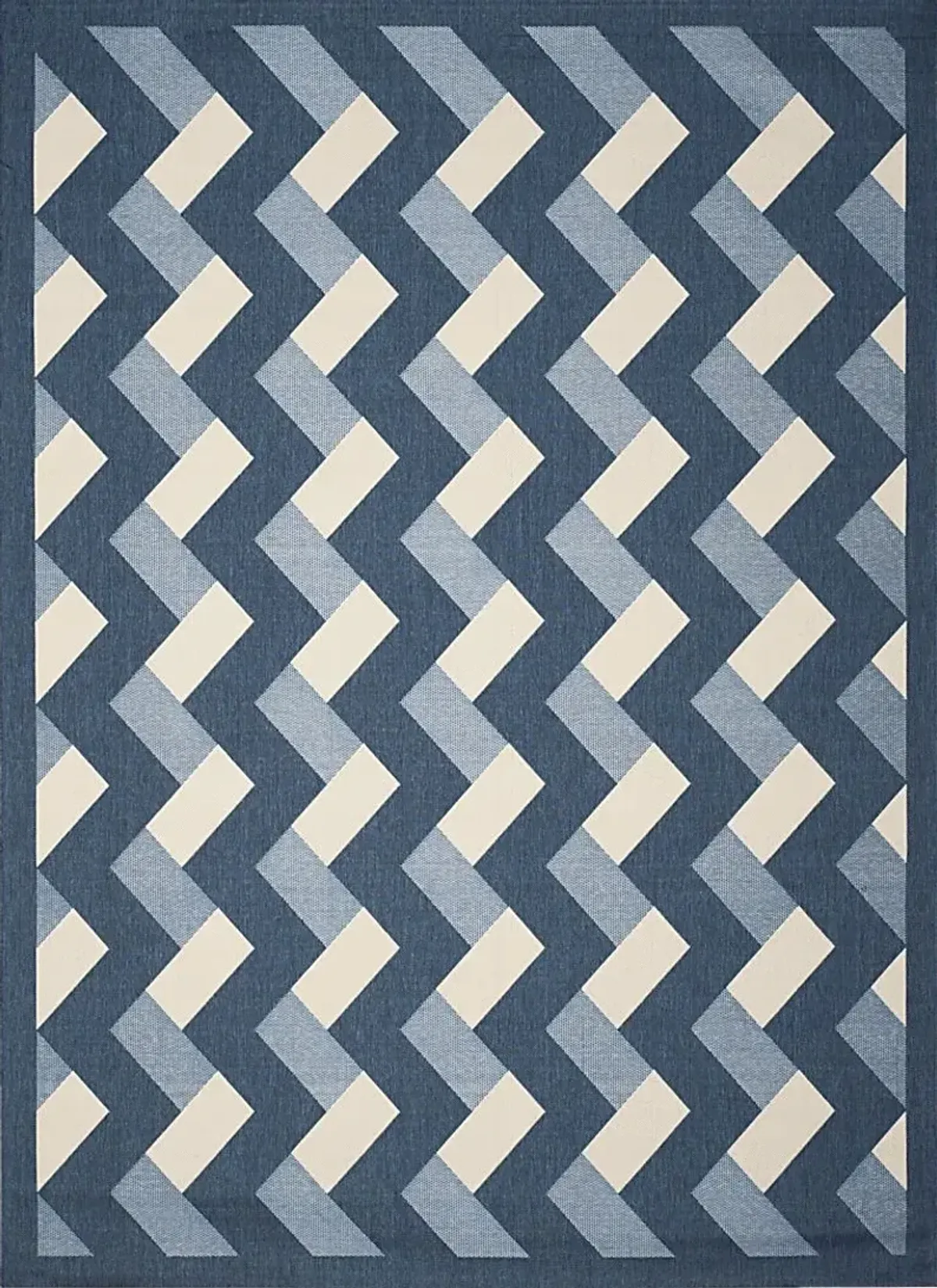 Mina Navy 8' x 11' Indoor/Outdoor Rug