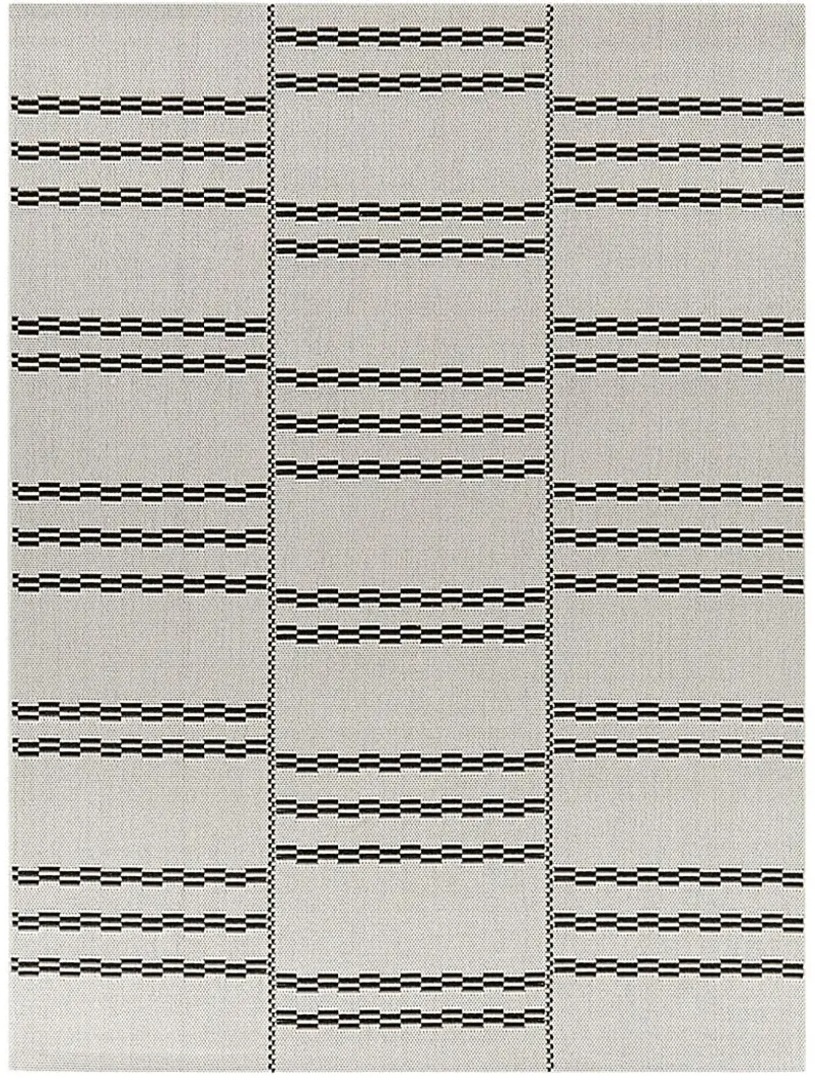 Midnight Mist White 7'10 x 10' Indoor/Outdoor Rug