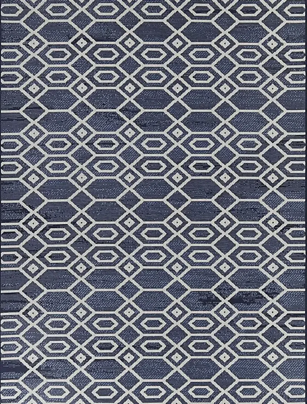 Merveille Blue 7'10 X 10' Indoor/Outdoor Rug