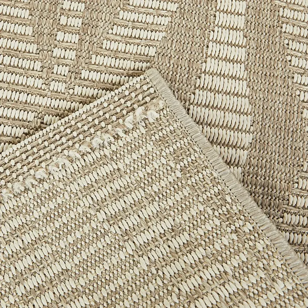 Sawtelle Taupe 7'10 X 10' Indoor/Outdoor Rug