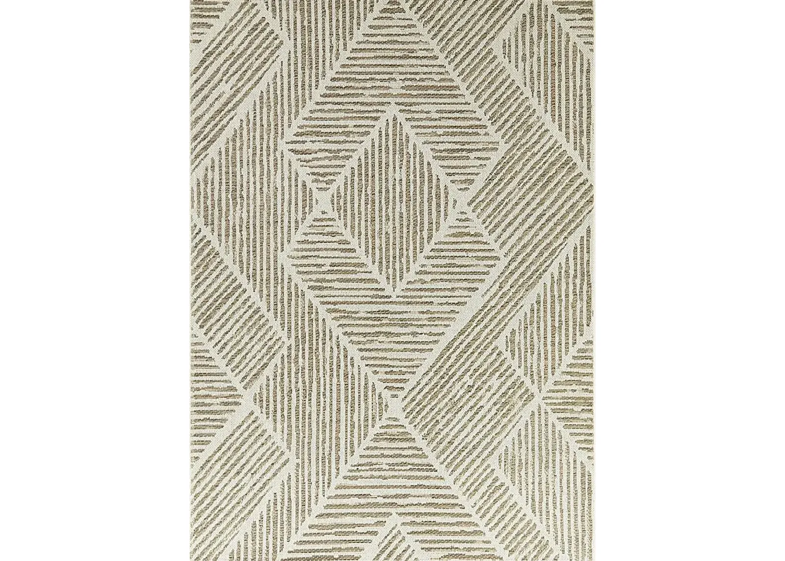 Simeon Tan 7'10 x 10' Indoor/Outdoor Rug