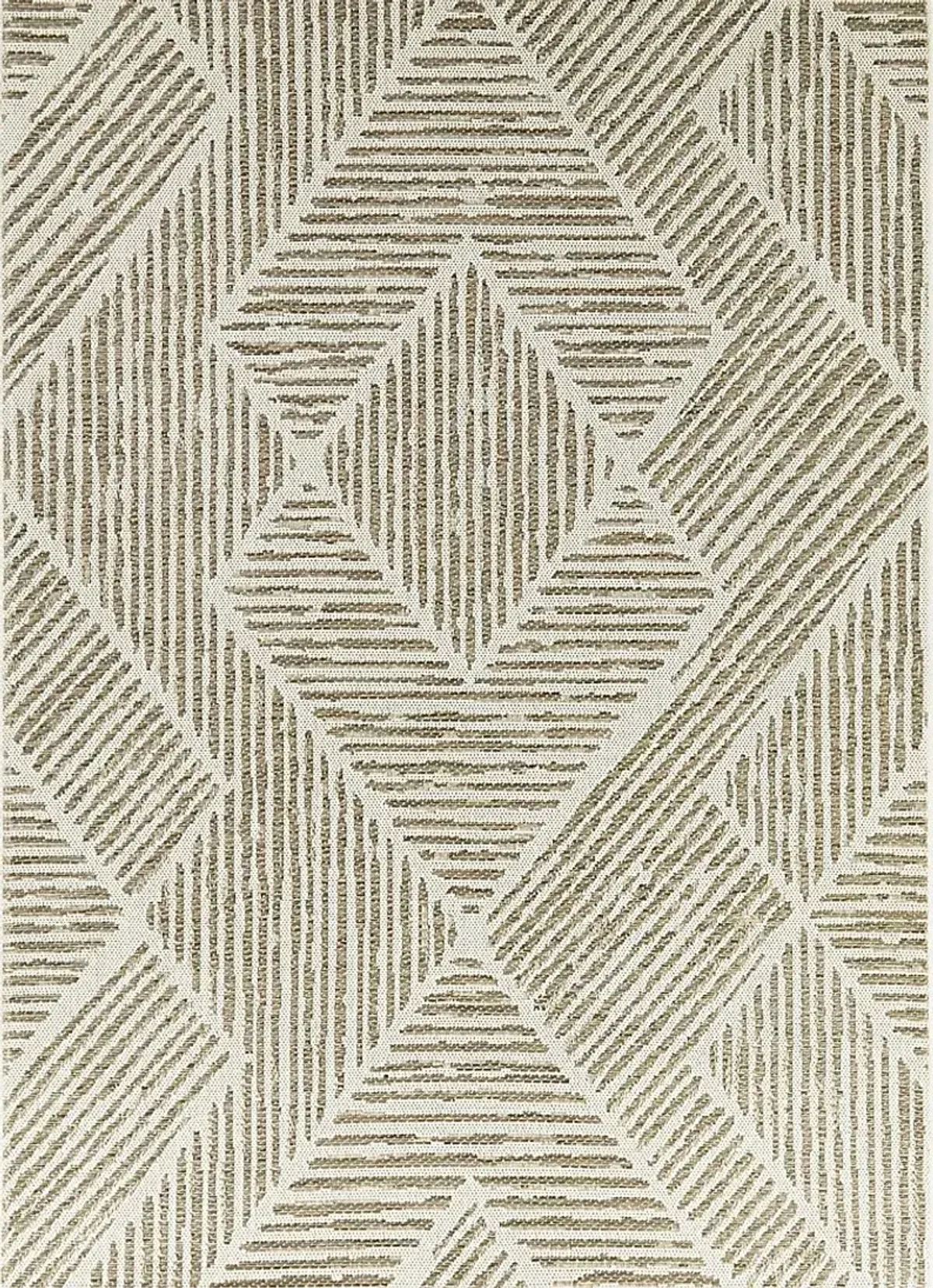 Simeon Tan 7'10 x 10' Indoor/Outdoor Rug