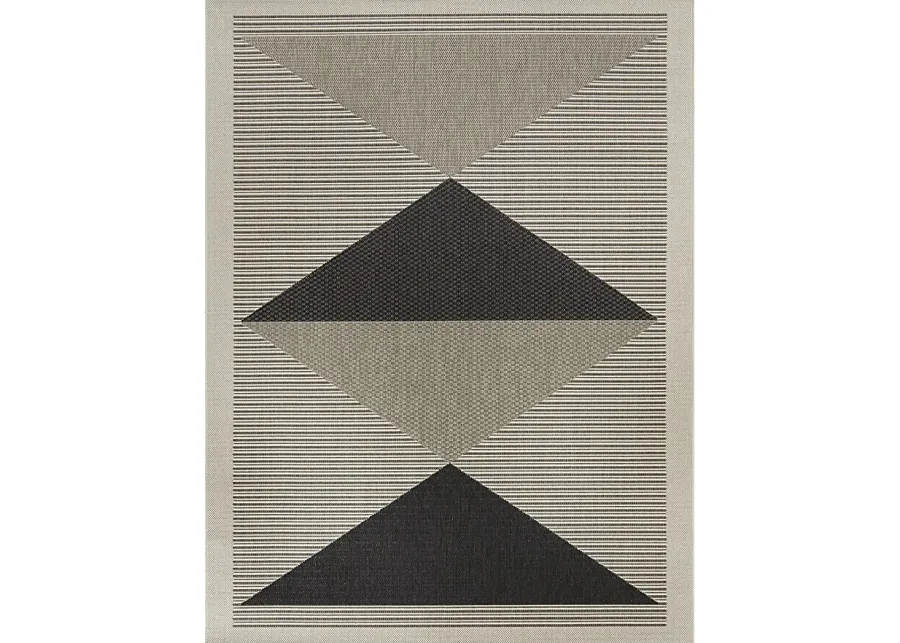 Luxor Tan 7'10 x 10' Indoor/Outdoor Rug