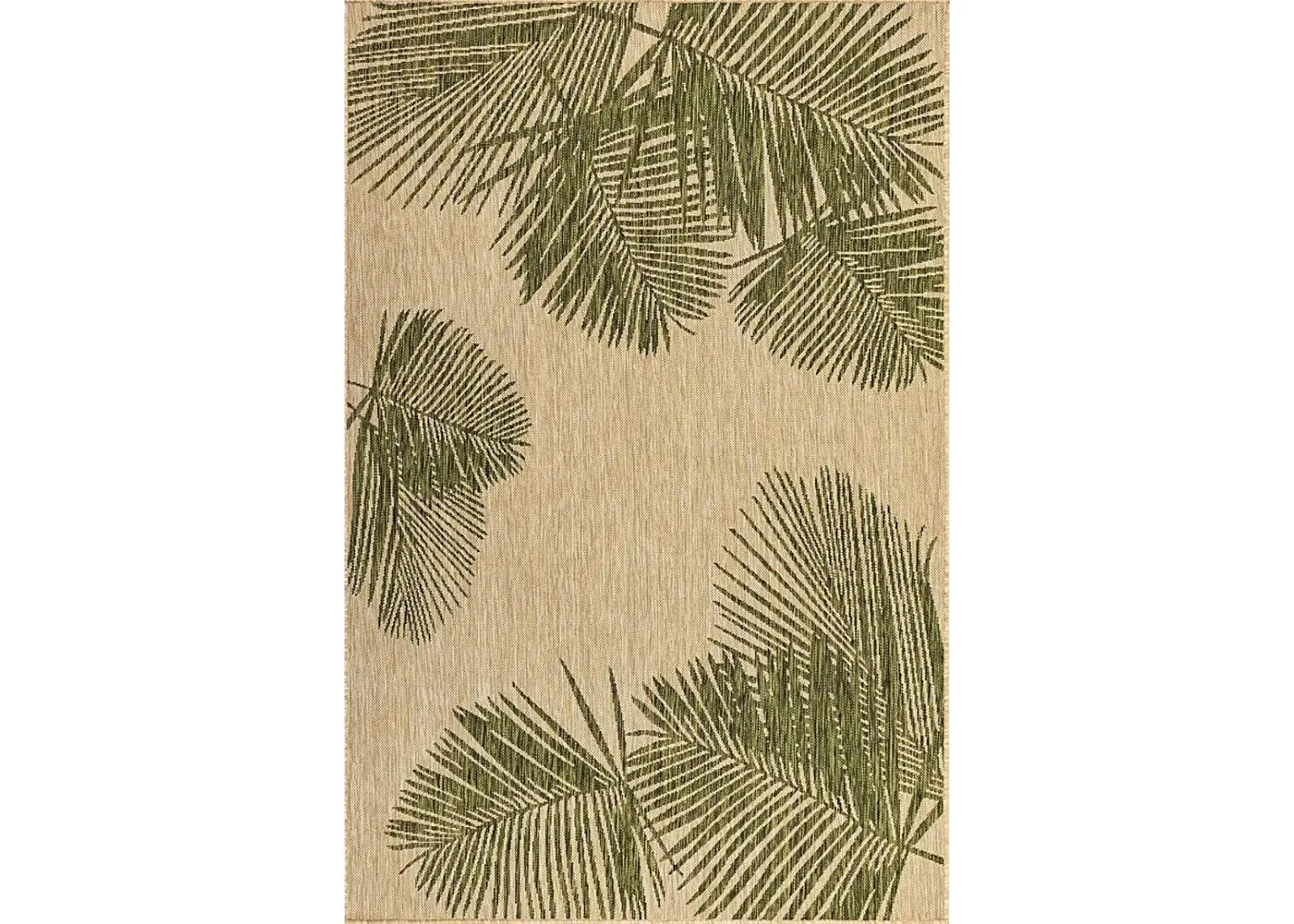 Palms Breeze Green 7'10 x 9'10 Indoor/Outdoor Rug