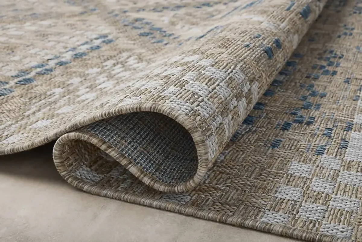 Bell Canyon Natural 7'10 x 10' Indoor/Outdoor Rug