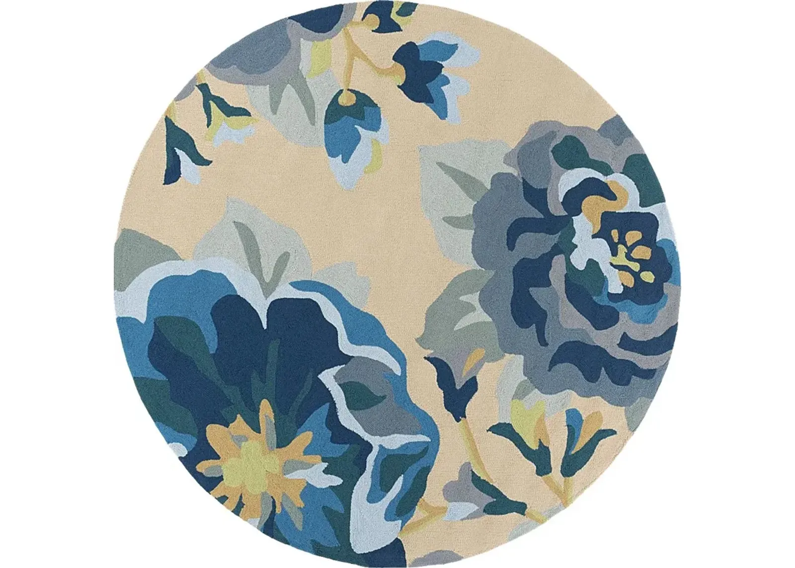 Florin Sapphire 8' Round Indoor/Outdoor Rug