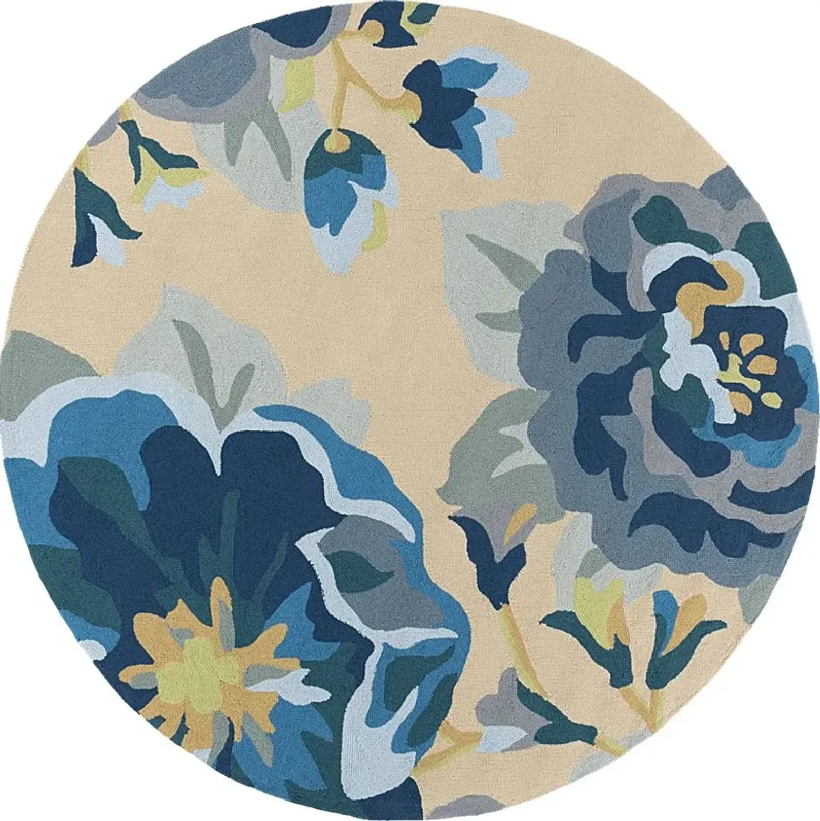 Florin Sapphire 8' Round Indoor/Outdoor Rug