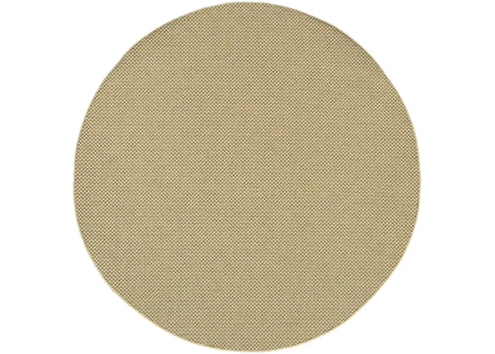 Randi Natural 7'10 Round Indoor/Outdoor Rug