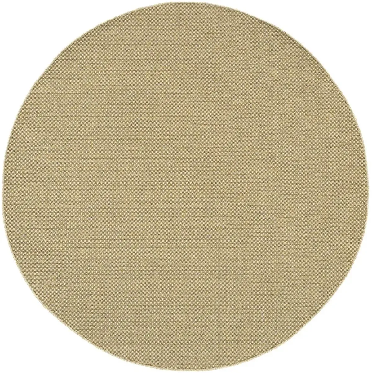 Randi Natural 7'10 Round Indoor/Outdoor Rug