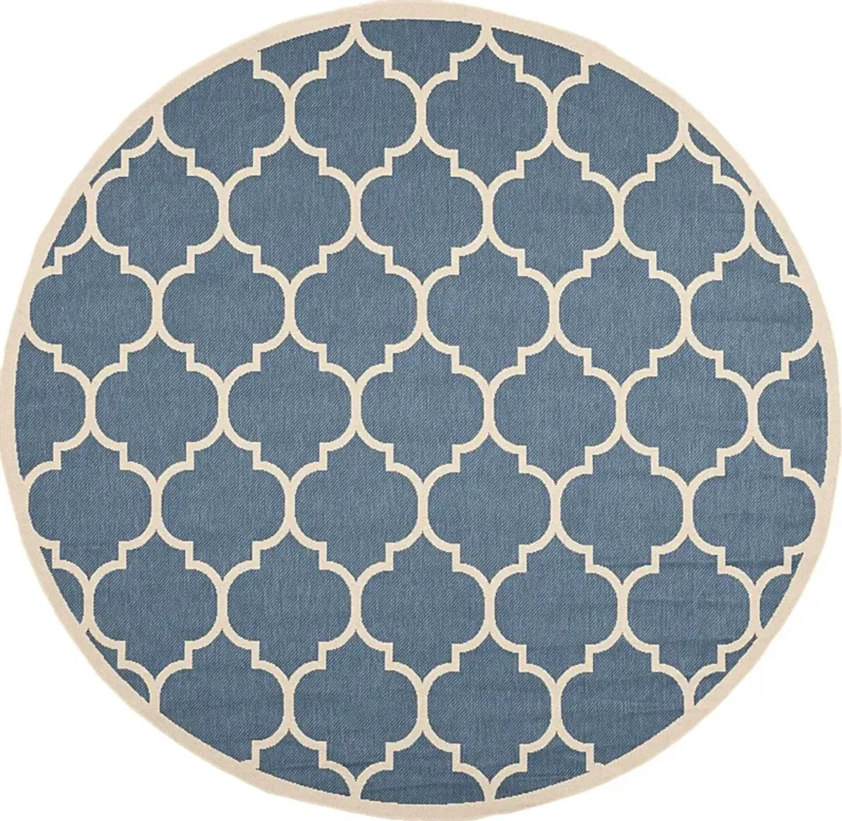 Marilina Chambray 8' Round Indoor/Outdoor Rug