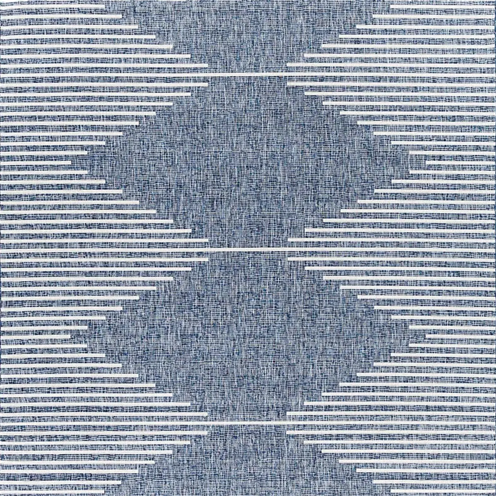 Verniere Blue 7'10 Square Indoor/Outdoor Rug