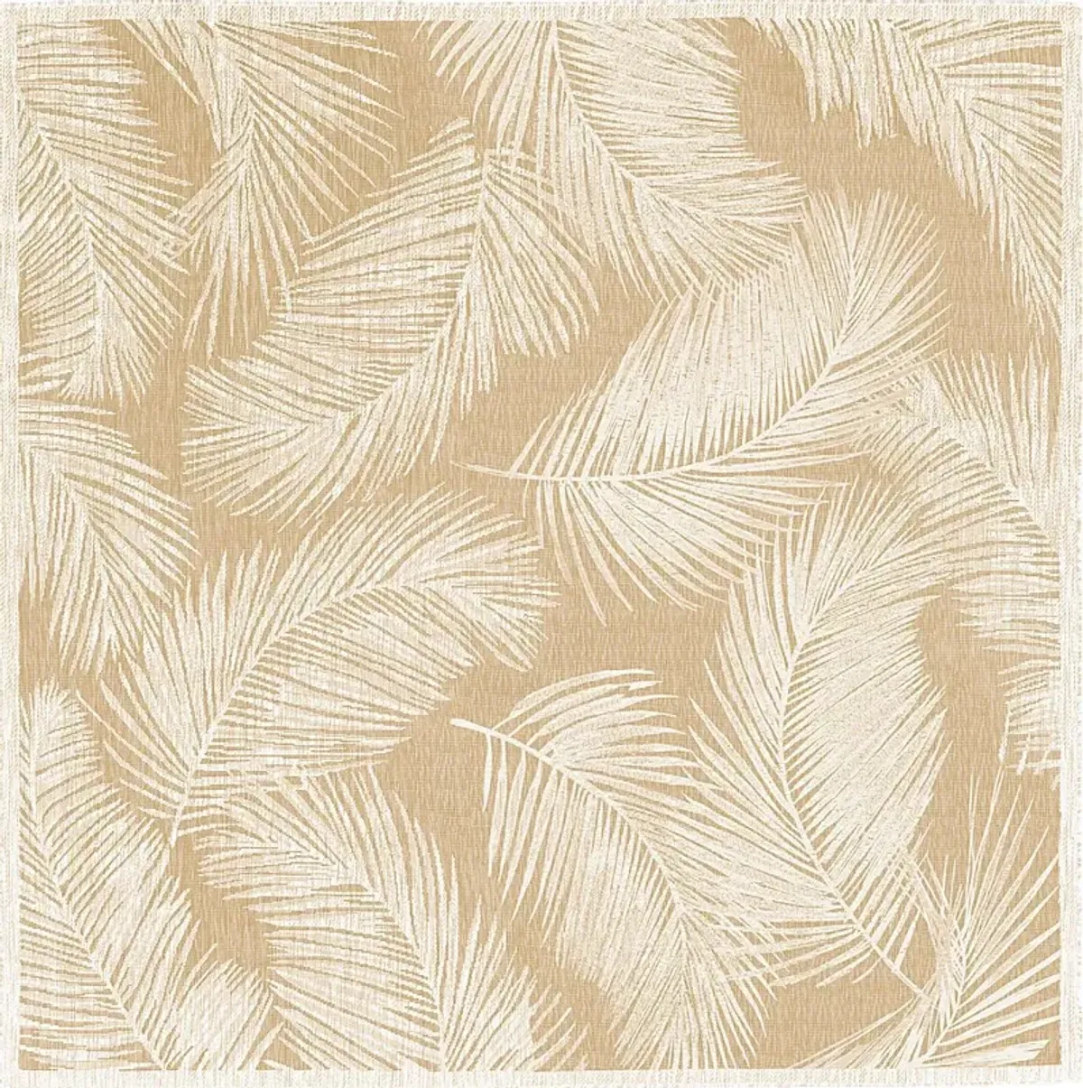 Seaside Winds Sand 7'10 Square Indoor/Outdoor Rug