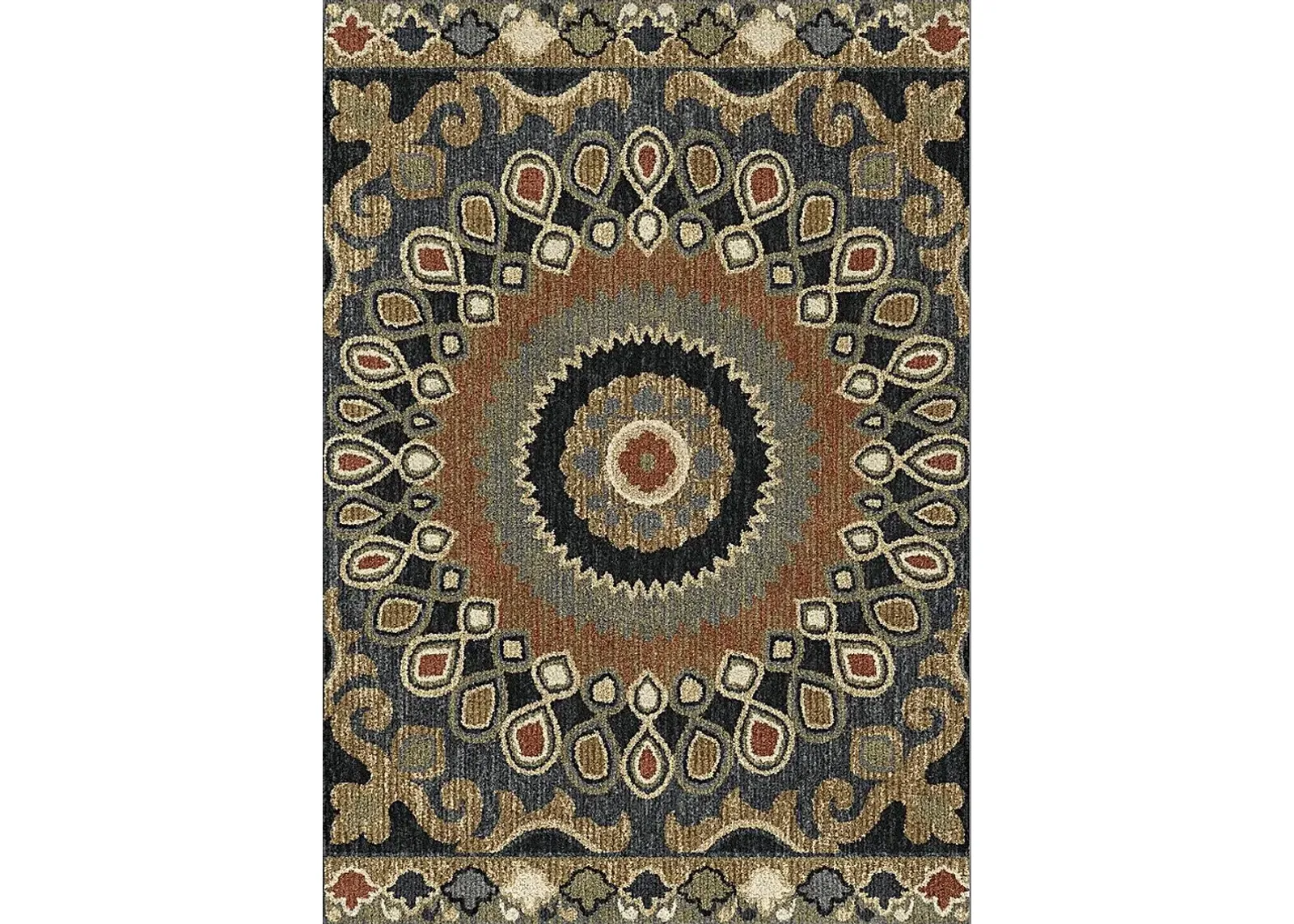 Indochine Brown 5'3 x 7'6 Rug