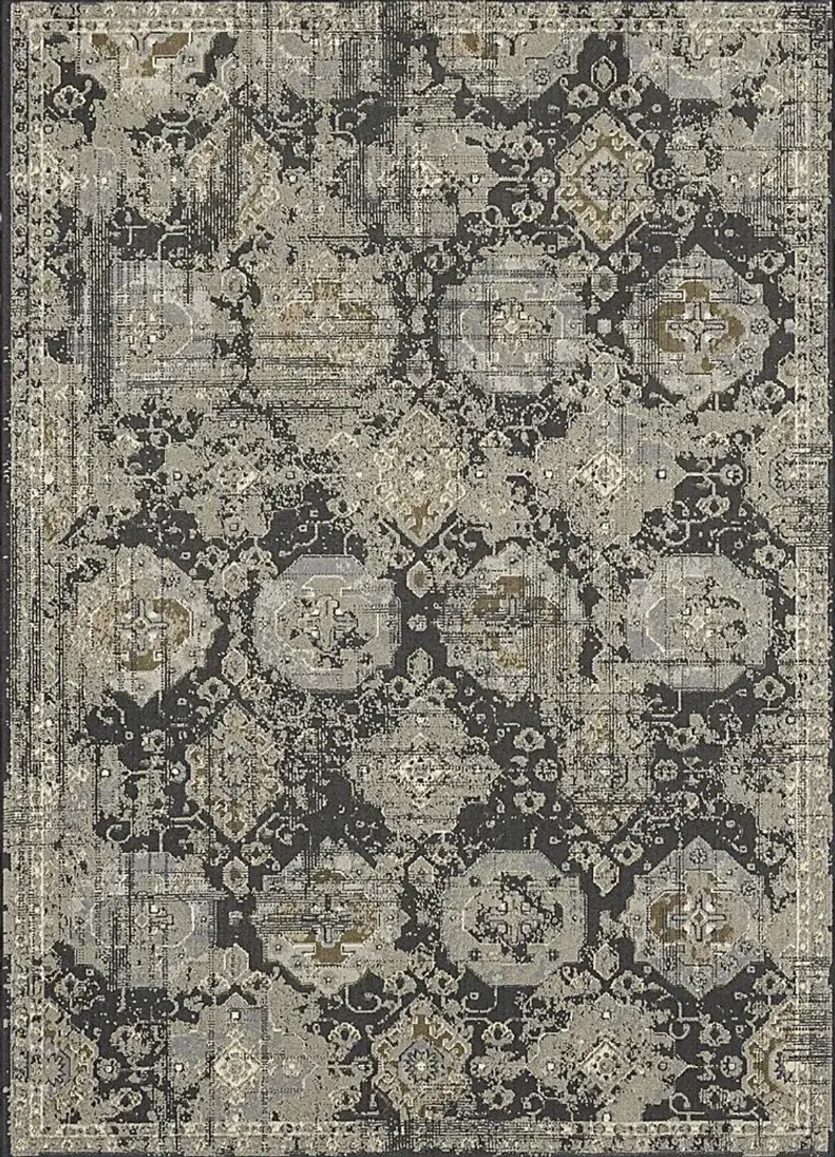 Valerius Smoke Gray 5'3""X 7'9"" Rug