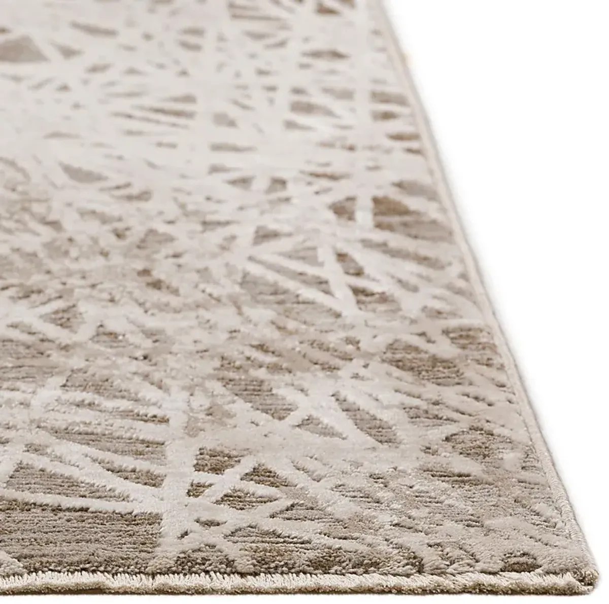 Ashile Taupe 5'3 x 7'8 Rug