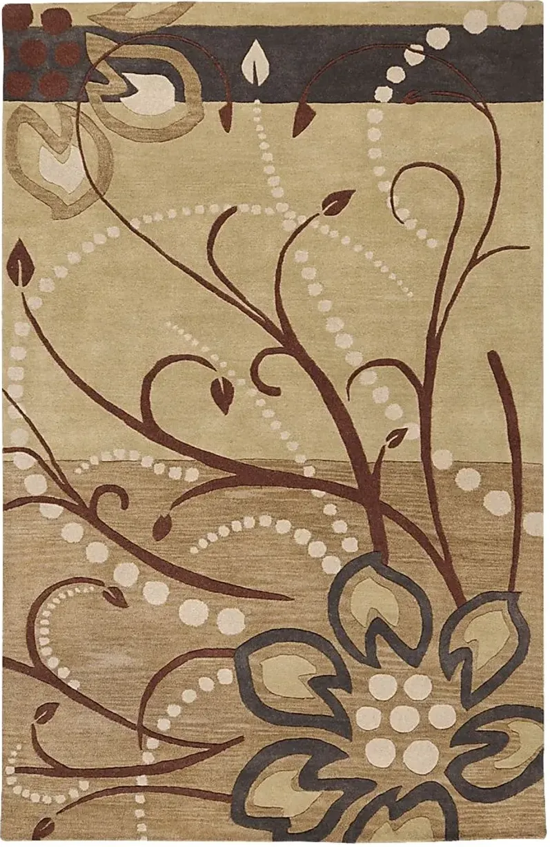 Whimsy Floral 8 x 11 Rug