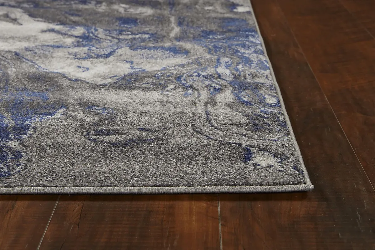 Watercolors Gray 5'3 x 7'7 Rug