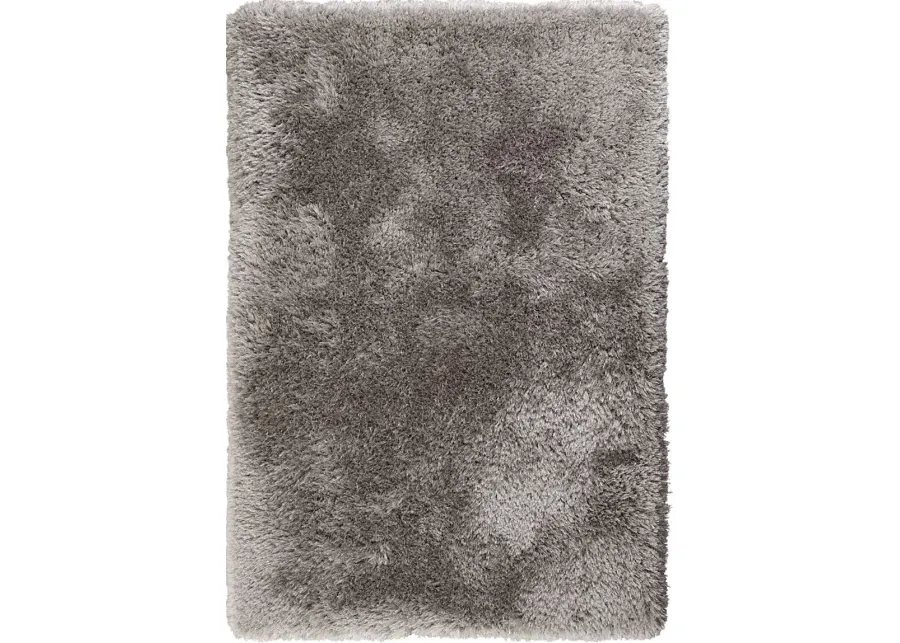 Sparkle Shag Platinum 5' x 7'5 Rug