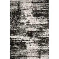 Abstract Dusk Charcoal 5' x 7'6 Rug