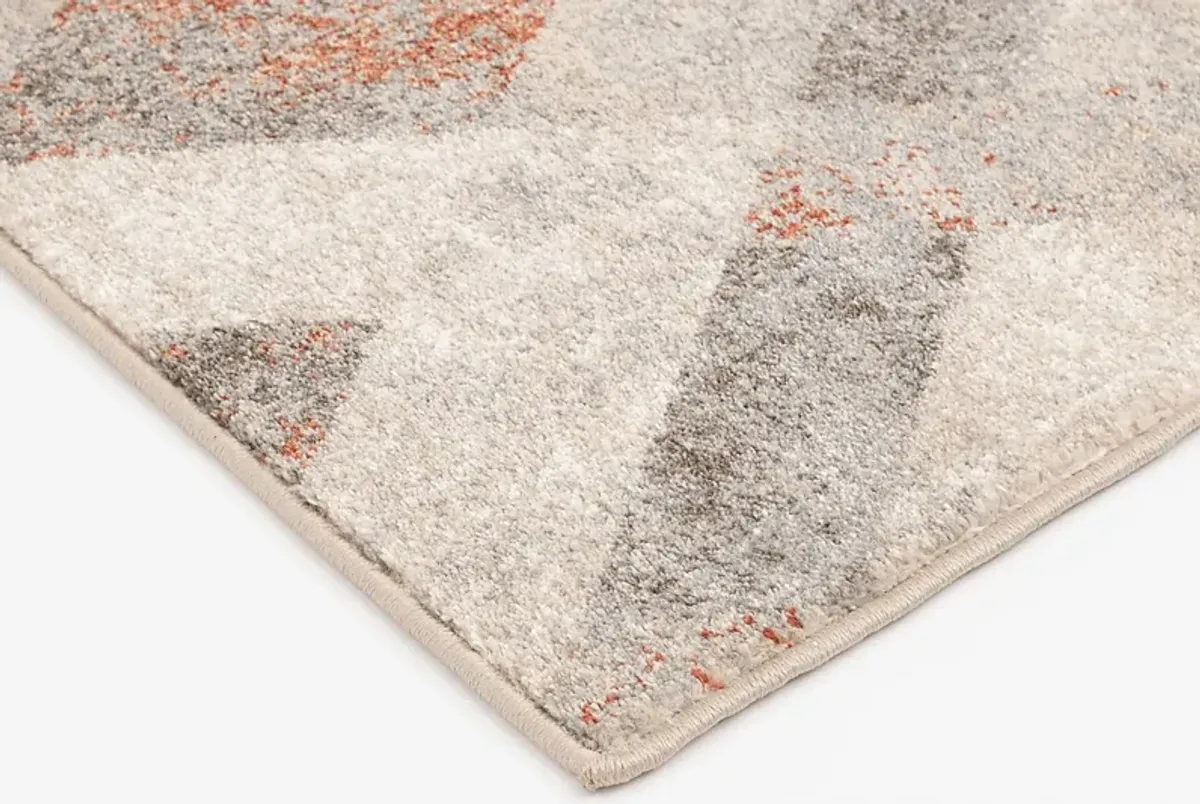 Warm Sands Beige 5' x 7'3 Rug