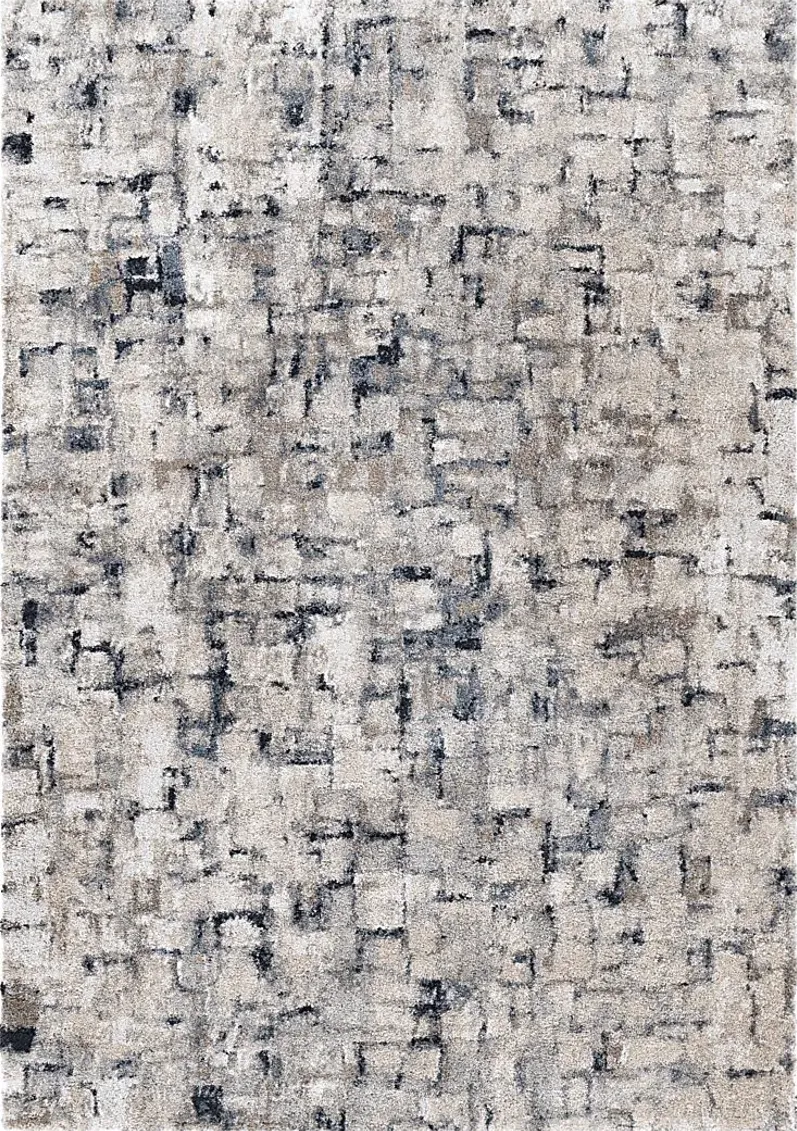 Turin Gray 7'9 x 10' Rug