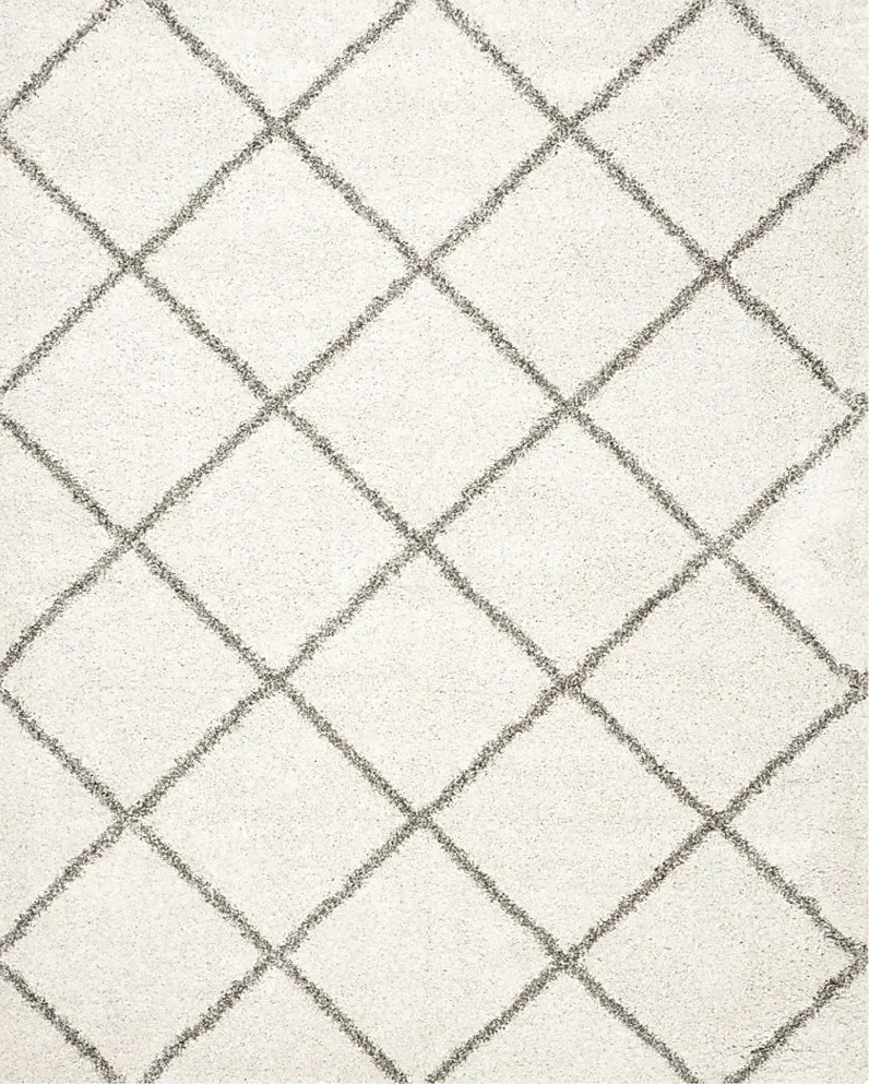 Diamonds Are Forever Ivory 8' x 10' Rug