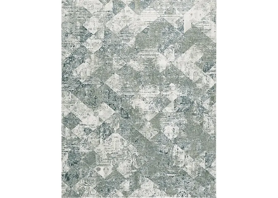 Vinalhaven Green 8' x 10' Rug