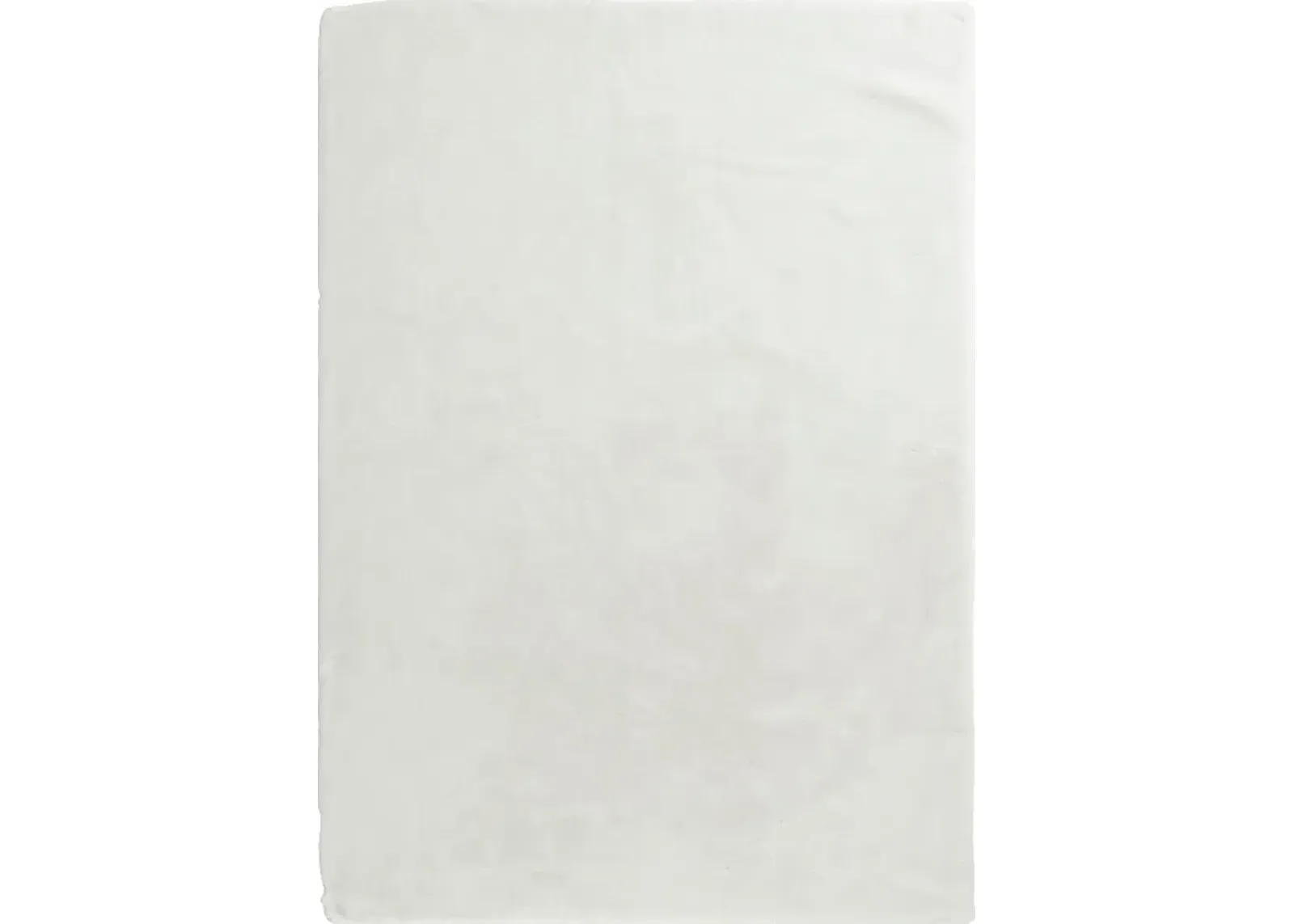 Minky-Moe Plus Ivory 7'6 x 9'6 Rug