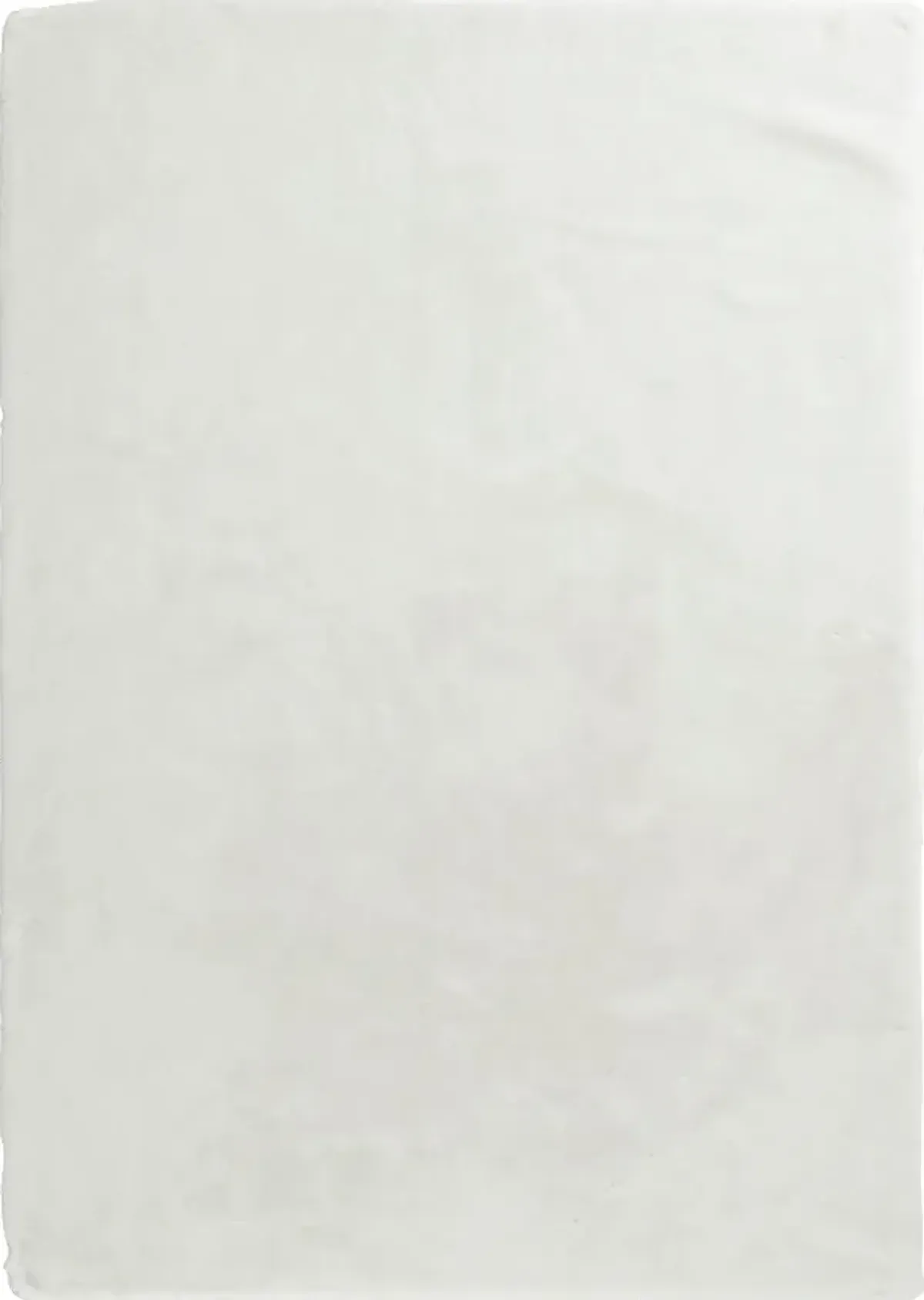 Minky-Moe Plus Ivory 7'6 x 9'6 Rug