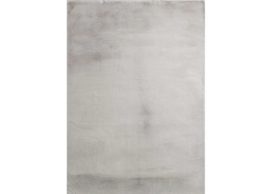 Minky-Moe Plus Gray 7'6 x 9'6 Rug