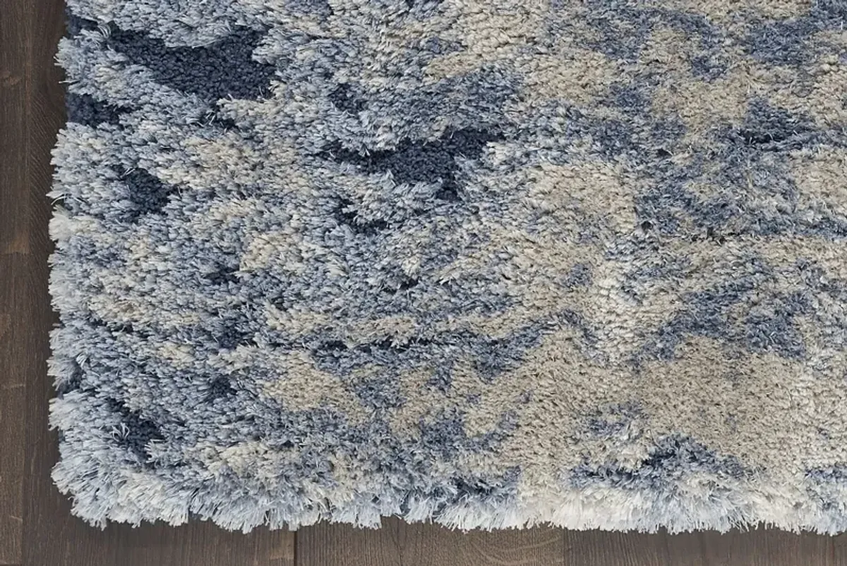 Eloise Shag Blue 7'10 x 9'10 Rug