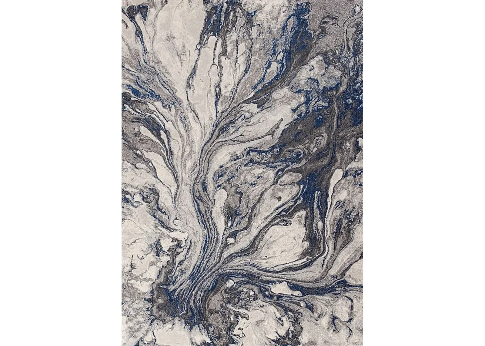 Watercolors Gray 7'10 x 10'10 Rug