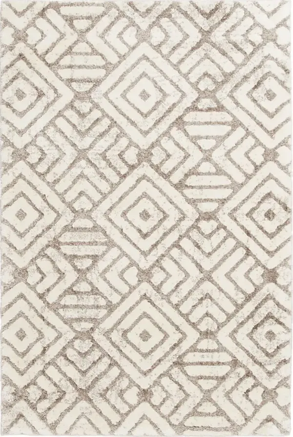 Andros Beige 7'10 x 9'10 Rug