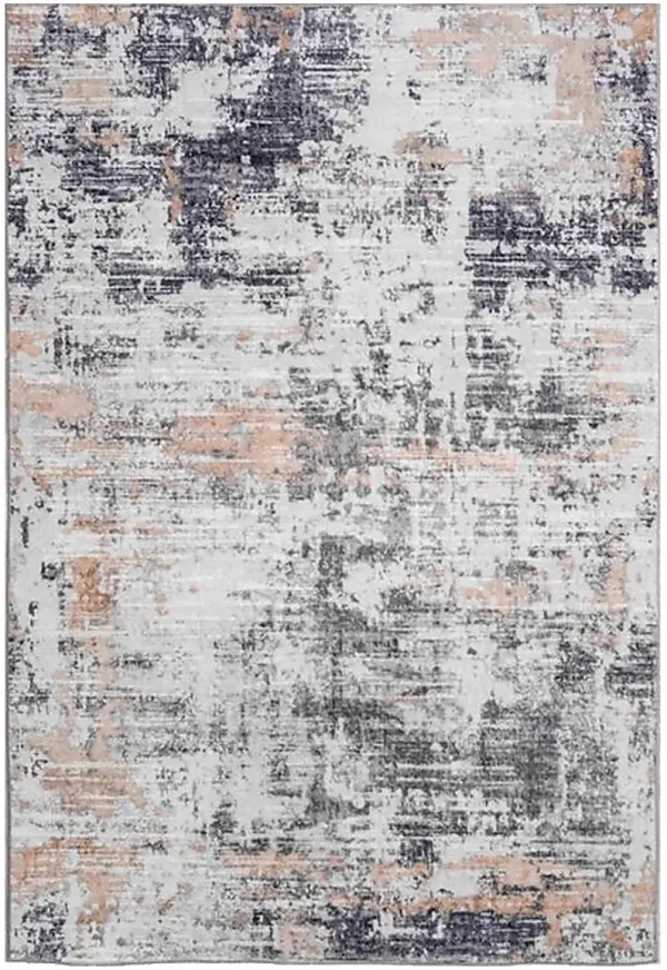 Minky Moondust Gray 8' x 11' Rug