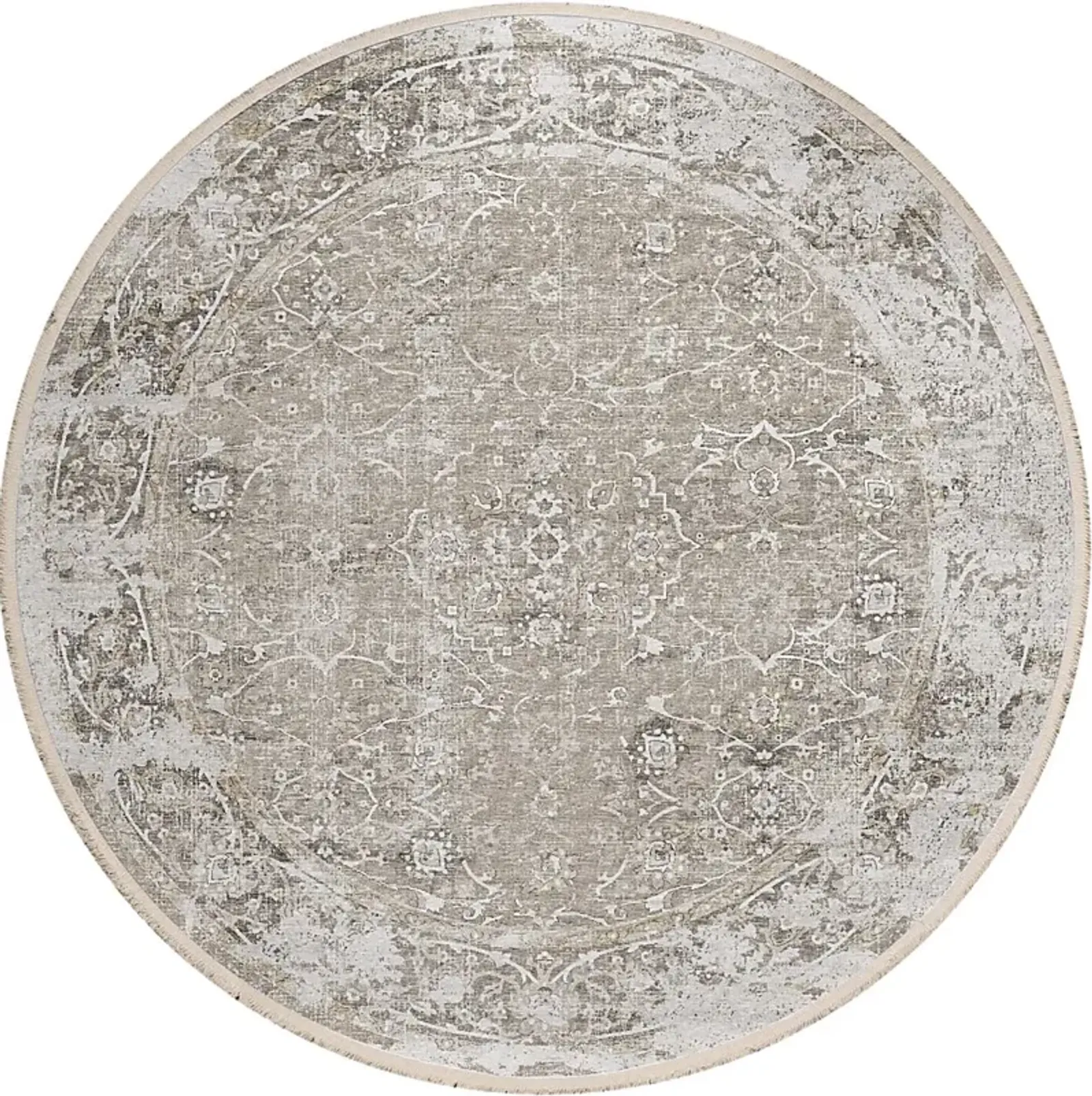 Izabelle Beige 8' Round Rug