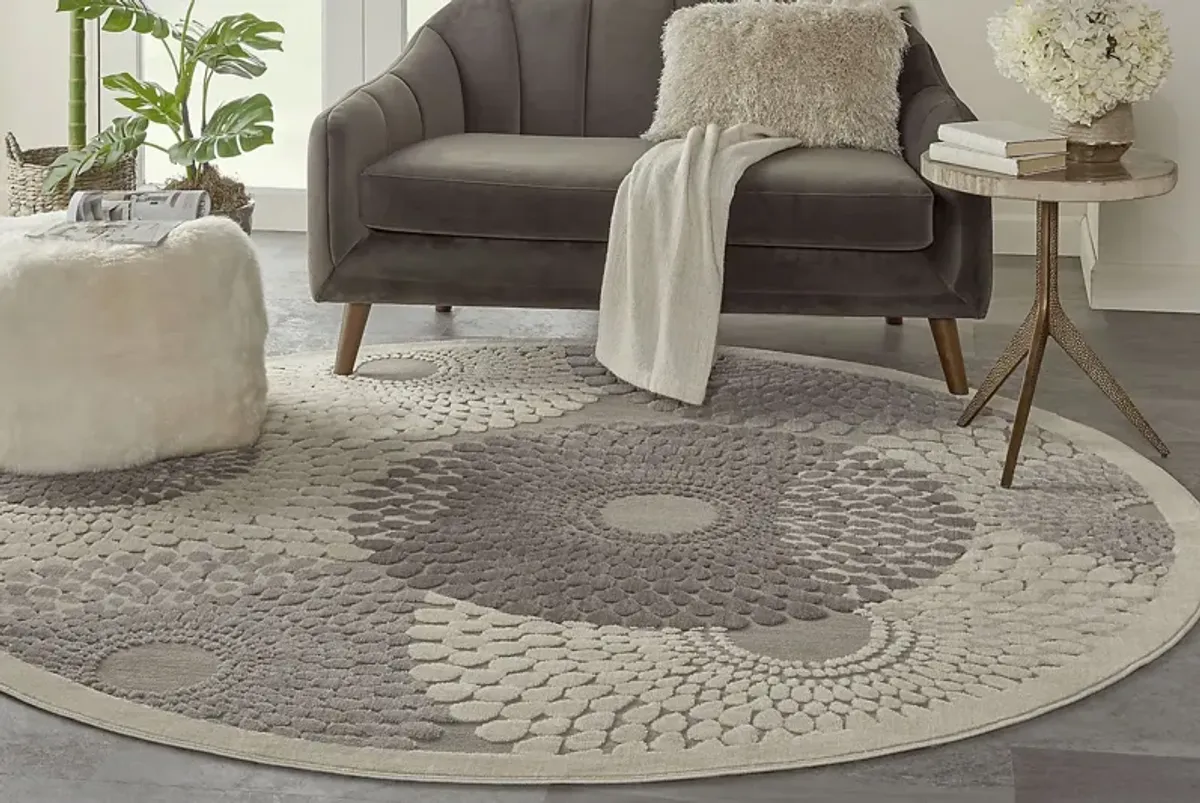 Camberly Gray 7'8 Round Rug