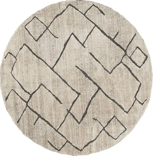 Lowy Pebble 7'10 Round Rug